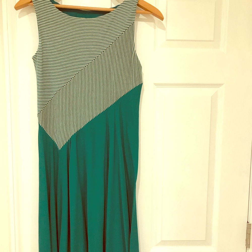Green Anthropologie dress (Maeve)